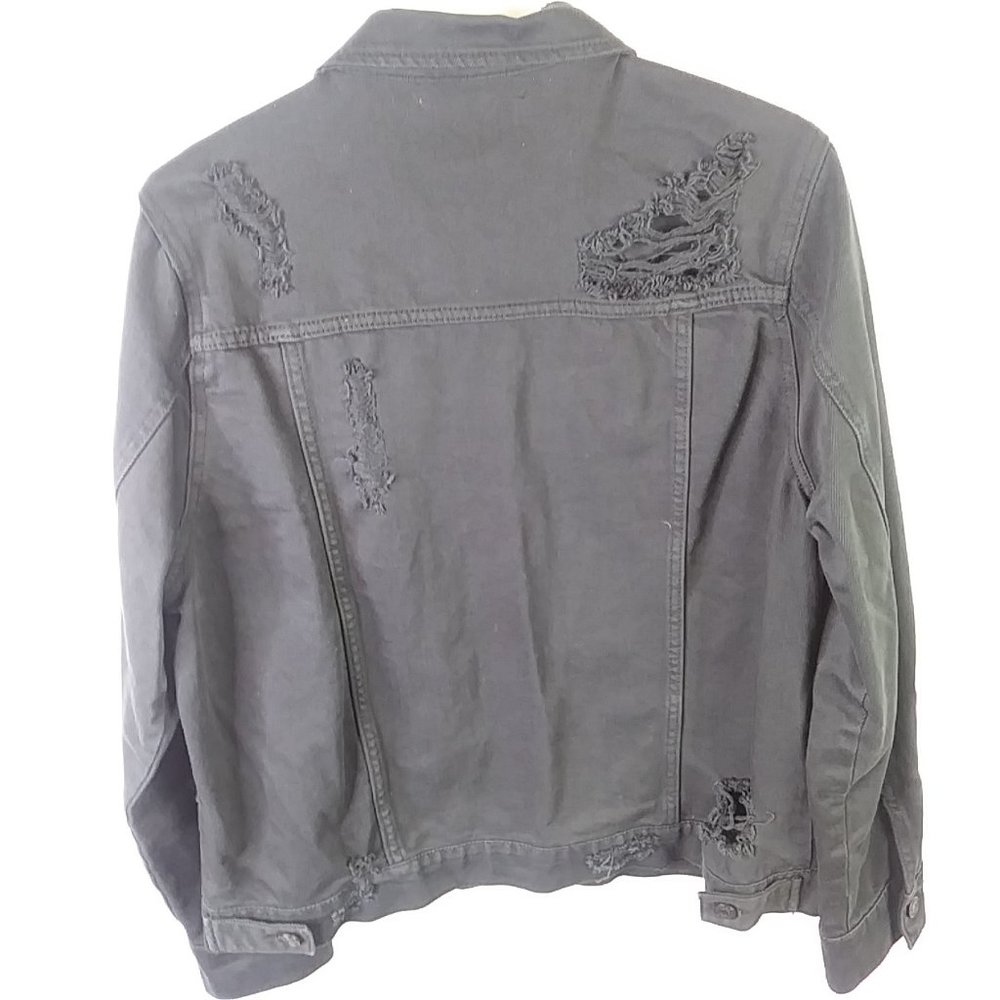 Refuge Distressed Black Jacket ***NWOT***